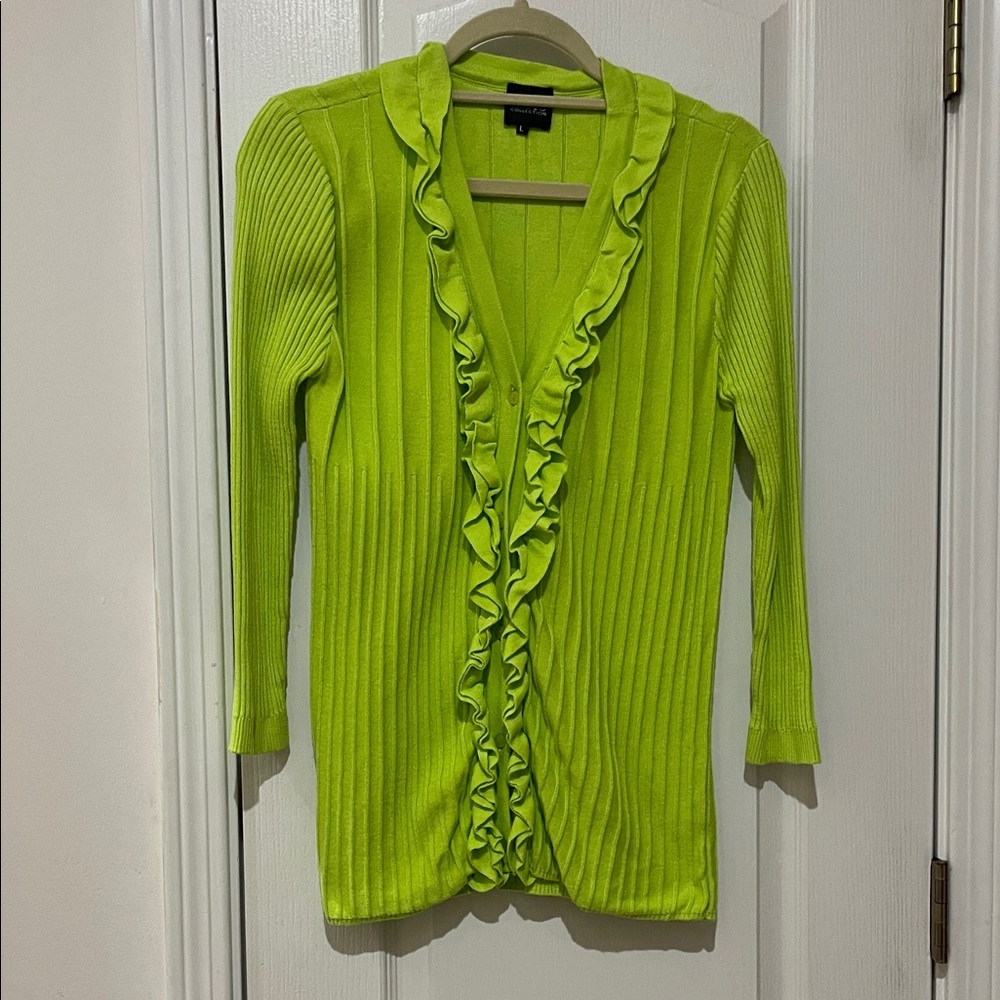 Bigio Collection long sleeve top size large EUC